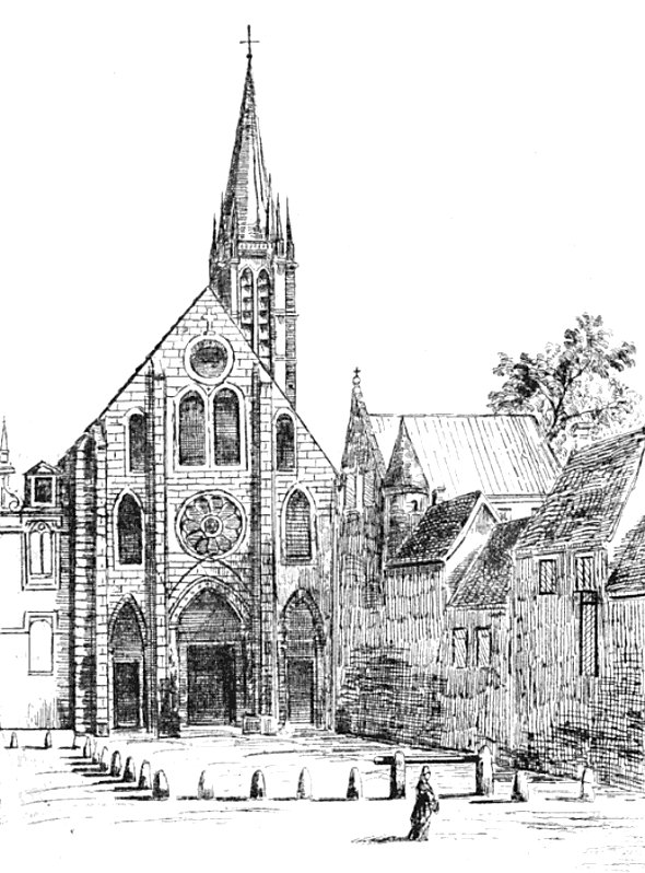 Façade de l'ancienne église Ste-Geneviève