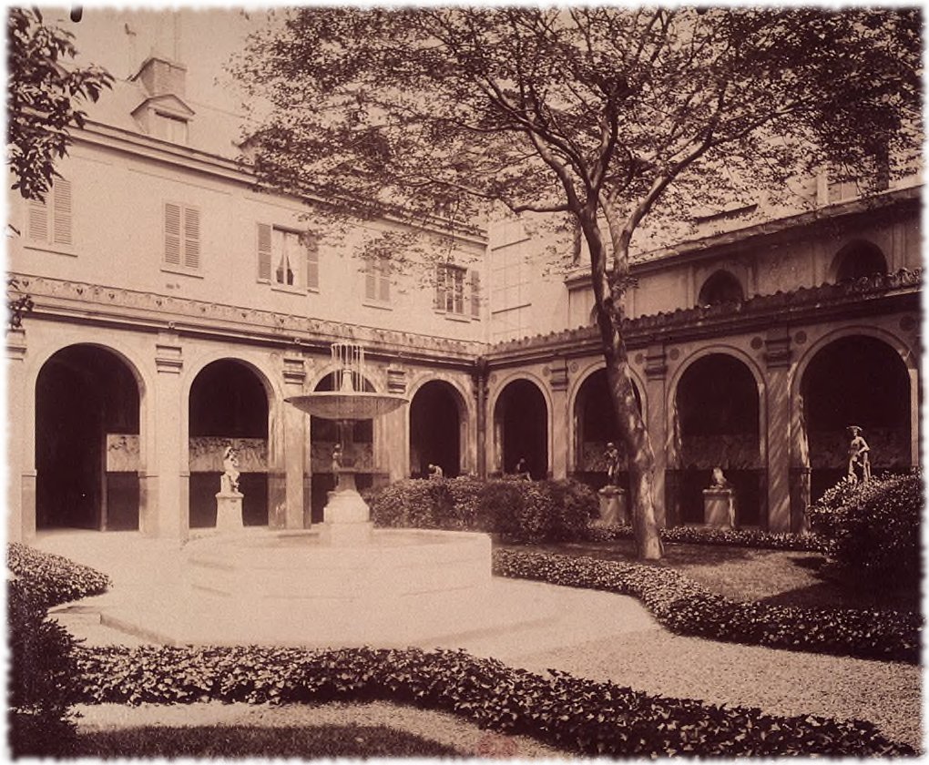 école des Beaux-Arts par Atget Eugène (1857-1927), photographe.