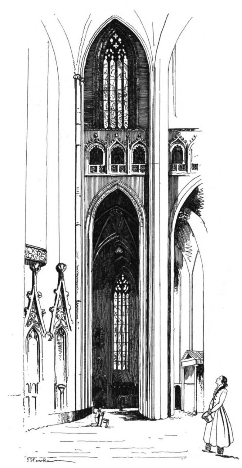 Intérieurs de la cathédrale de Nantes.