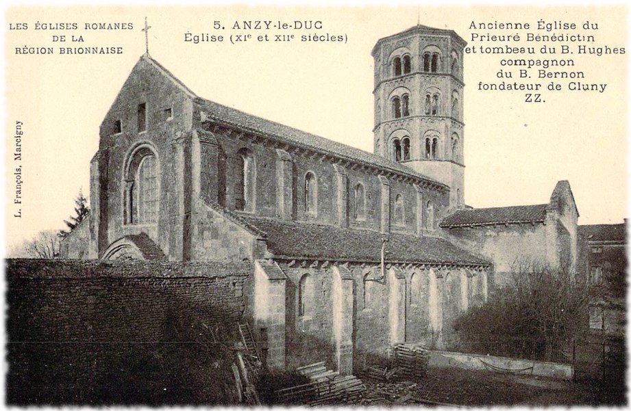 Anazy-leDuc, ancienne église du prieuré Bénédictin.