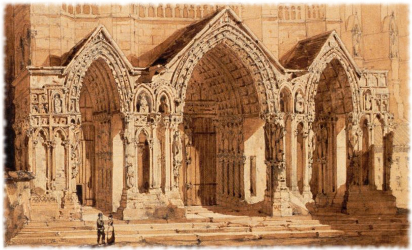 Cathédrale de Chartres. Entrée latérale