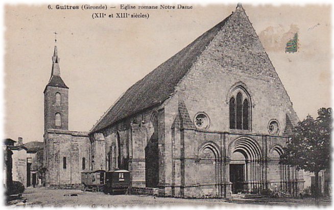 Eglise Notre-Dame à Guitres Gironde