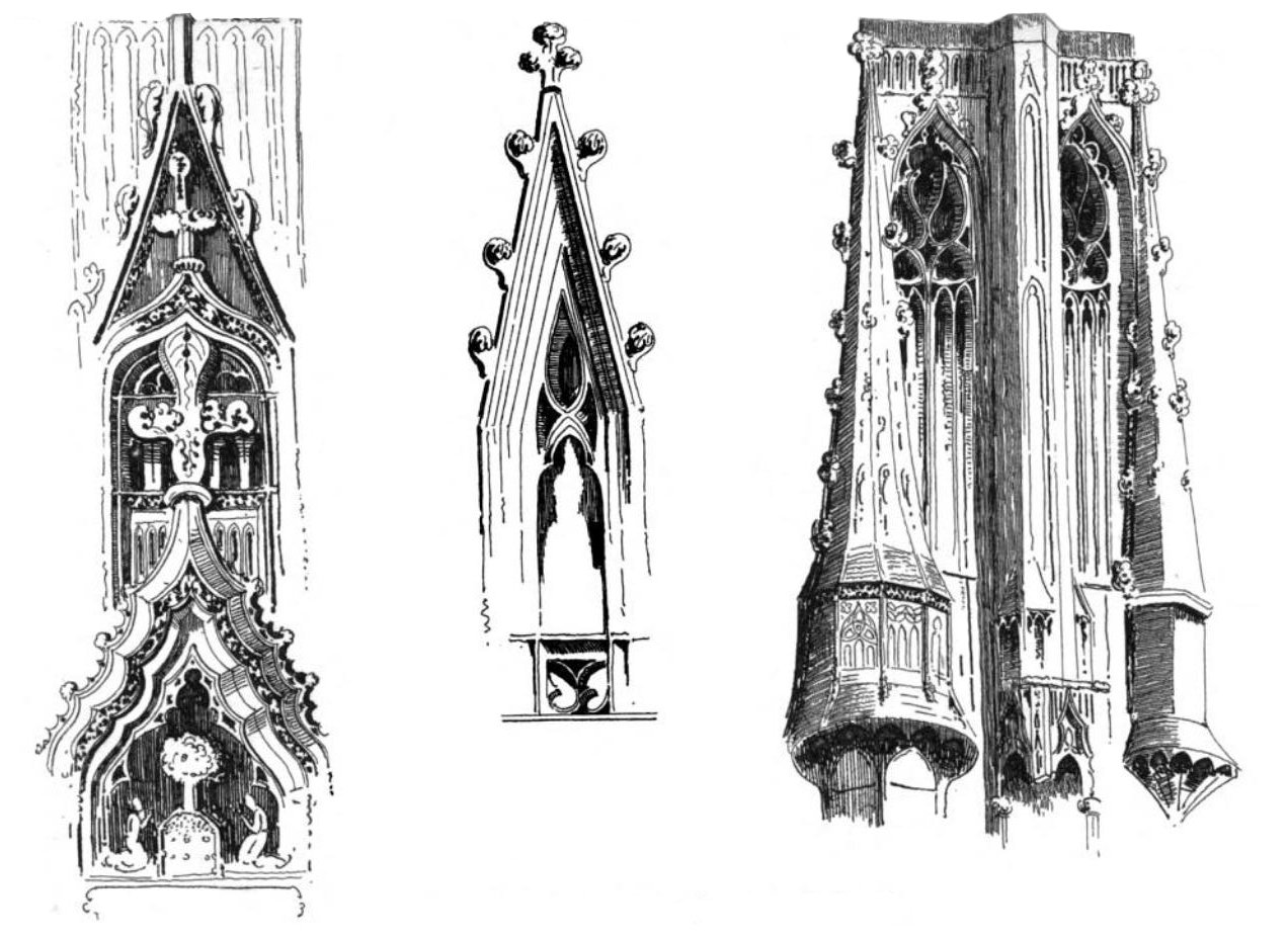 Détails de la Cathédrale de Nantes.