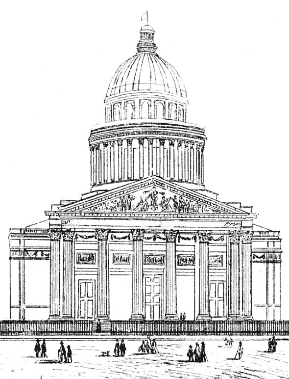 Ancienne eglise sainte-genevieve devenue le Pantheon