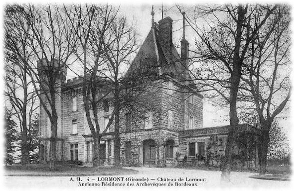 chateau de Lormont ancienne résidence des archeveques de bordeaux 