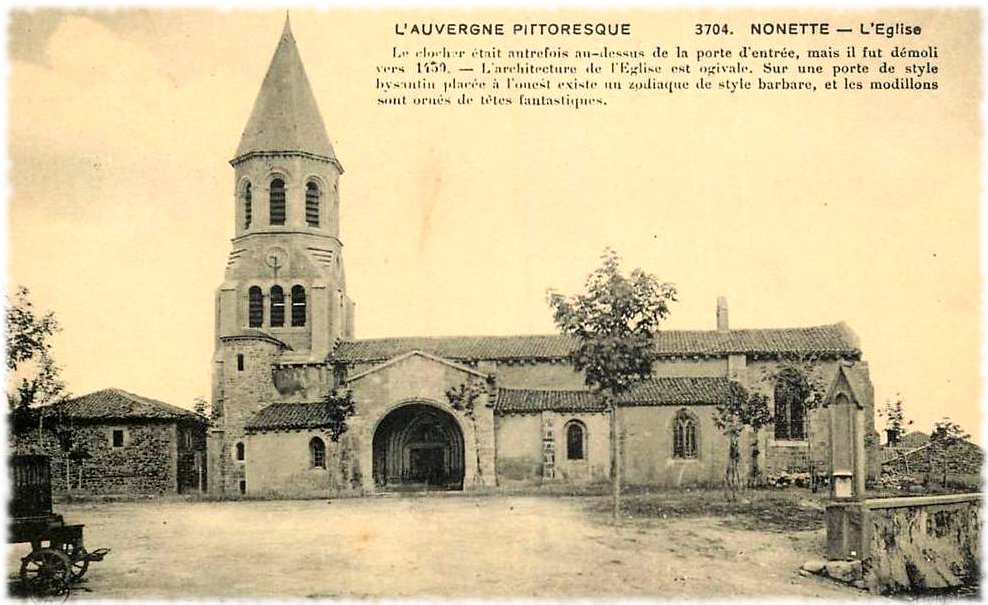 Eglise Saint-Nicolas à Nonette Puy de dome