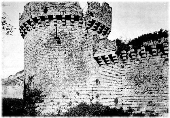 Guérande (Loire Inférieure) Fortifications côté ouest
