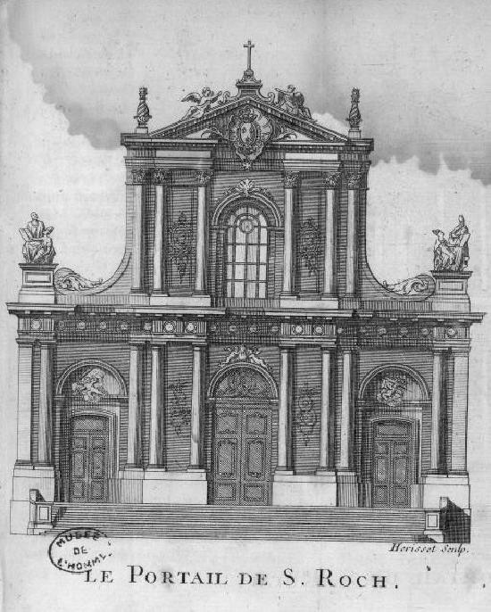 portail de l’église Saint-Roch.