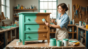 Peindre un meuble en bois : étapes, erreurs à éviter, finitions