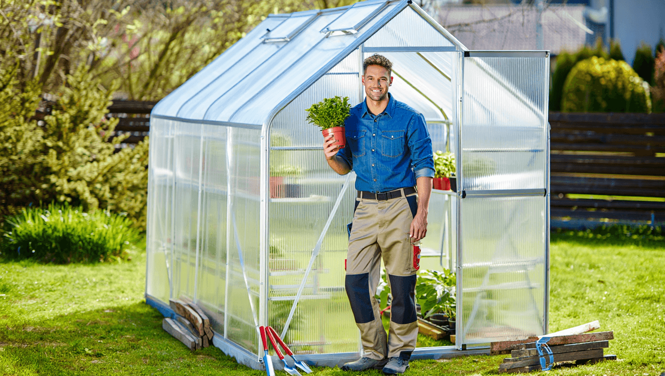 Il a construit sa serre de jardin pour moins de 200 € — voici le plan