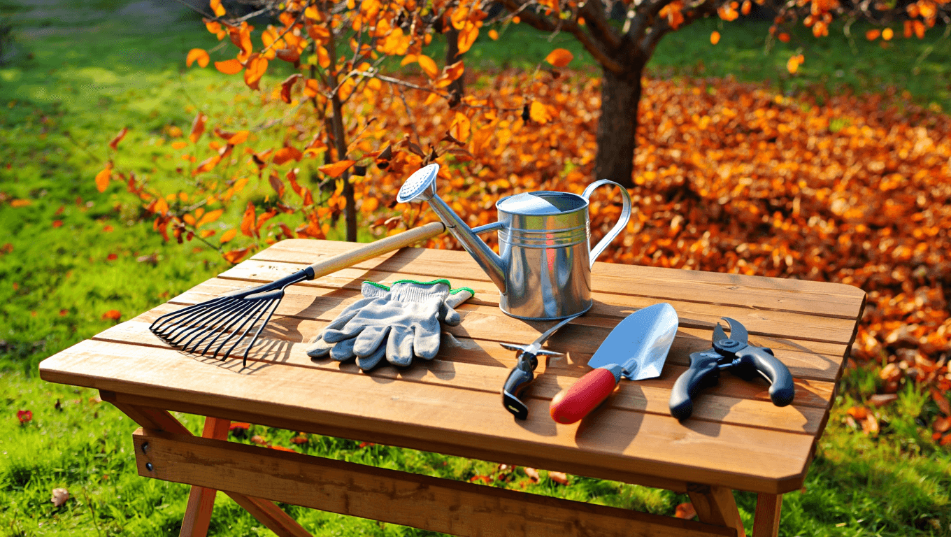 Les 5 outils indispensables pour entretenir ton jardin à l’automne