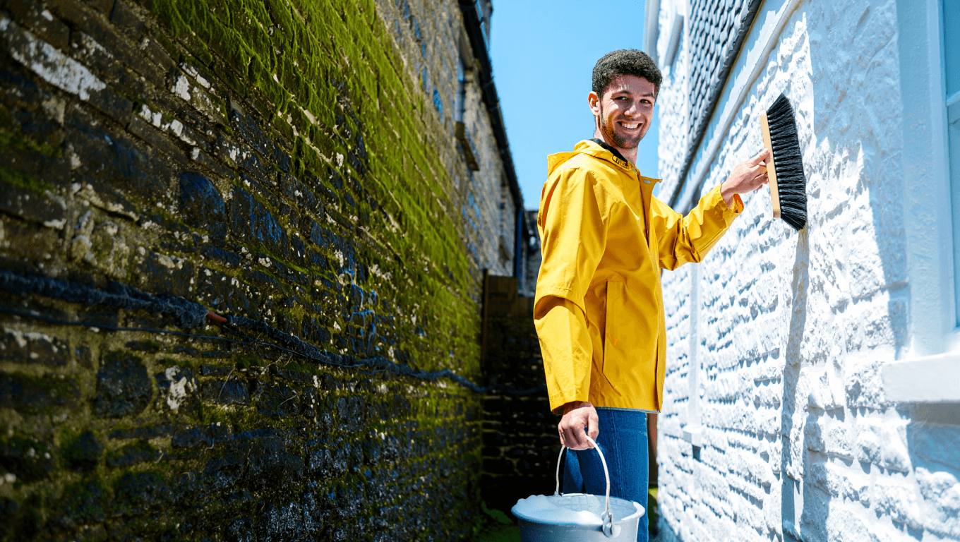 Ma méthode simple et pas chère pour nettoyer murs et sols extérieurs sans karcher
