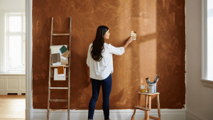 Comment faire de la couleur marron pour peindre une pièce ?