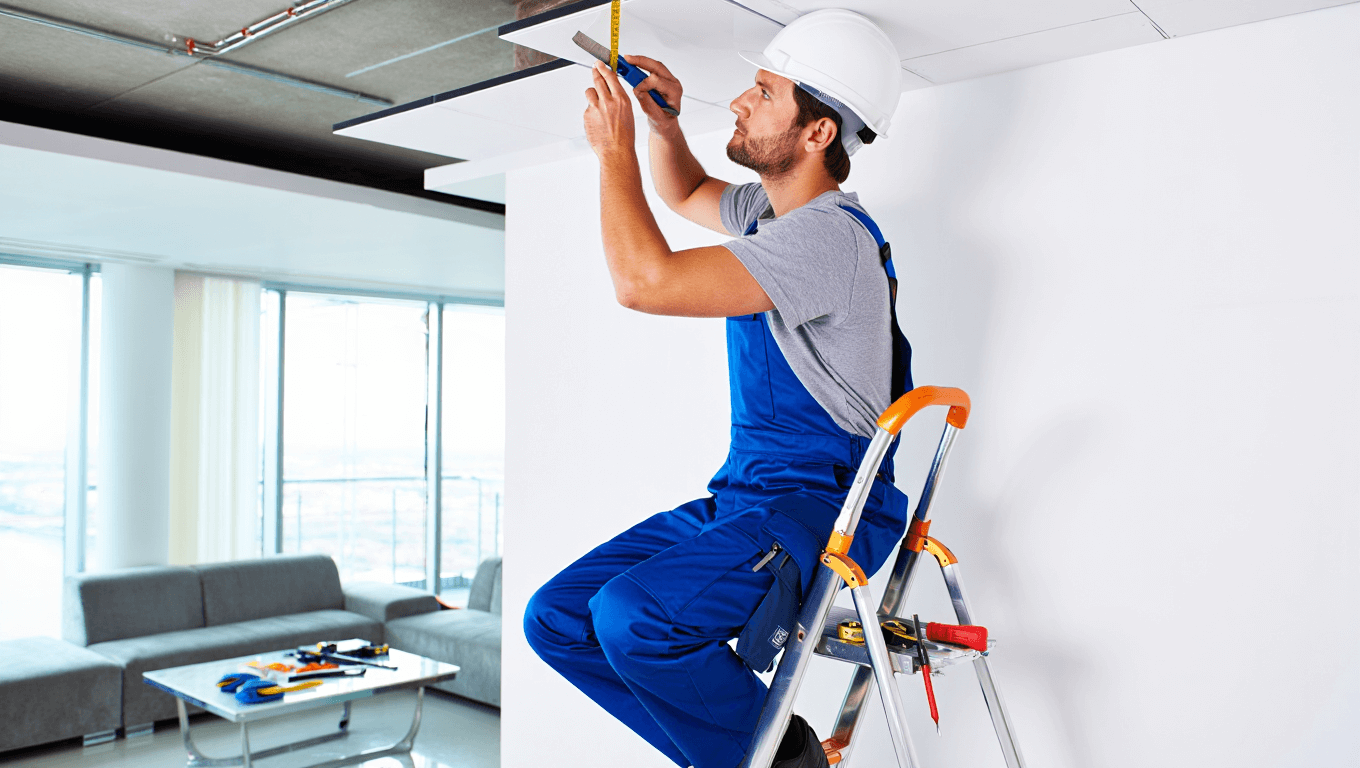 Faux plafond suspendu : prix au m², étapes de pose et conseils d’expert