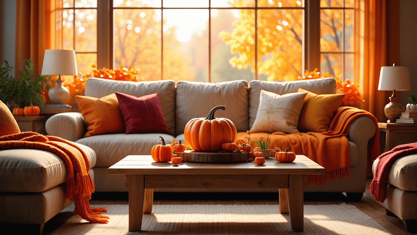 Décorer votre maison pour l’automne : inspirations simples et chaleureuses