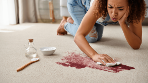 5 astuces pour nettoyer une tache sur un tapis, sans produits chimiques !