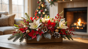 Comment faire ses compositions florales de Noël soi-même ? Trucs et astuces !