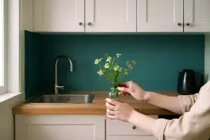 5 couleurs originales pour une cuisine aux meubles blancs : idées peinture et conseils