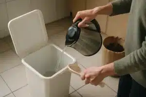 6 astuces efficaces pour éliminer définitivement les asticots de la poubelle