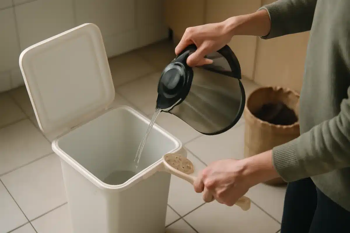 6 astuces efficaces pour éliminer définitivement les asticots de la poubelle