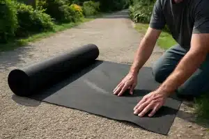 Allée en gravier : comment choisir le géotextile et estimer le coût ?
