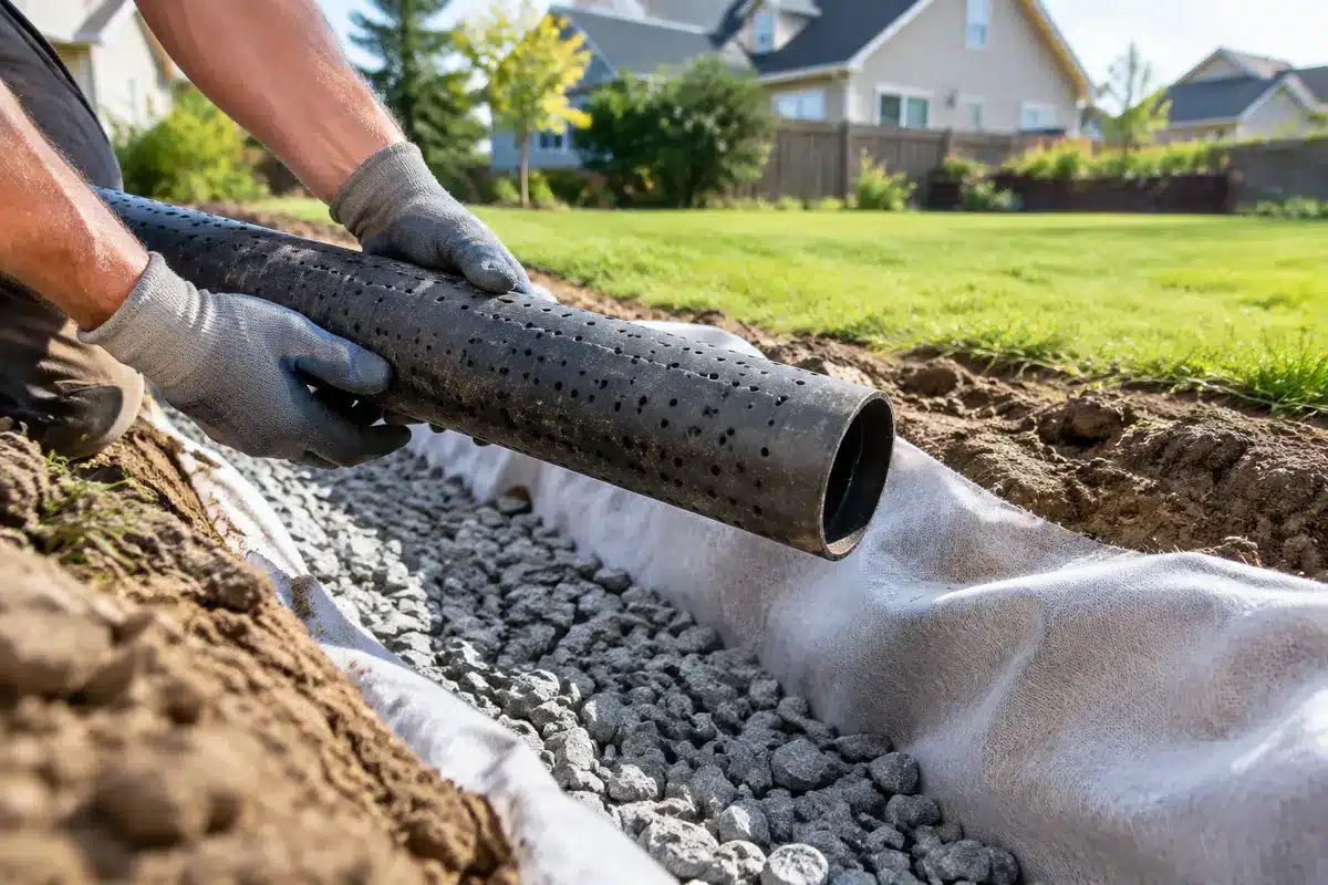 Comment savoir si une tranchée drainante convient à votre terrain humide ?